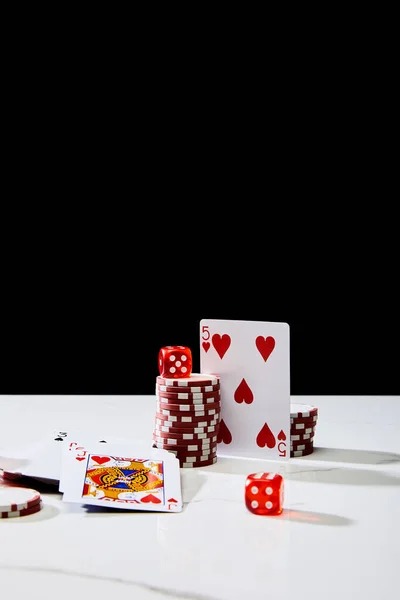 Baccarat and Dragon Tiger game tables